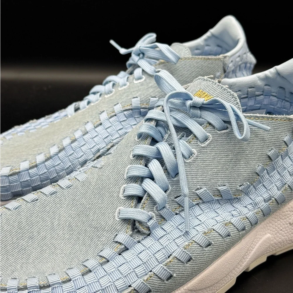 Nike Air Footscape Woven Ice Blue Sneakers Men’s 11.5 FV6103-400